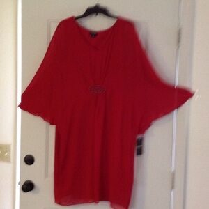 Elegant Red Women's Dress